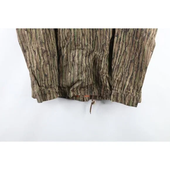 Vintage 90s Streetwear Large Faded Ripstop Realtree Camouflage Hunting Jacket